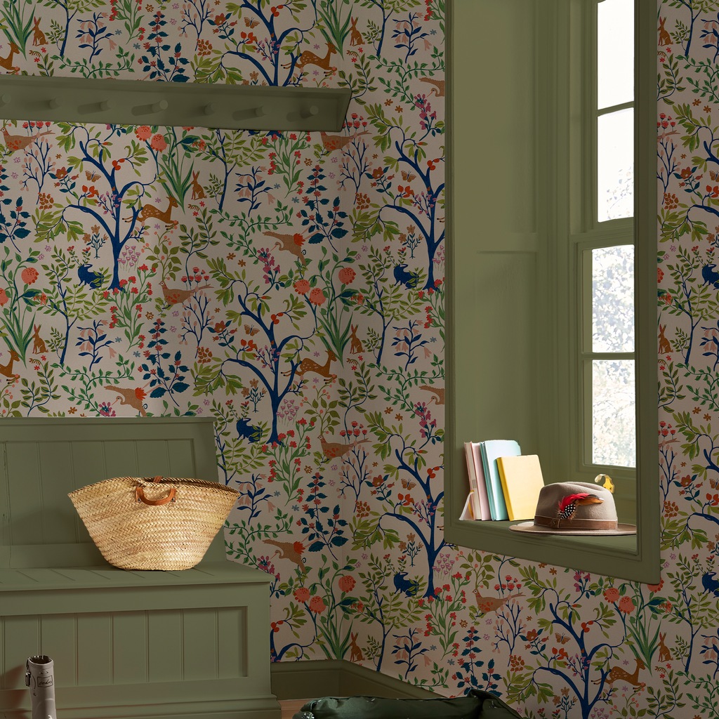 Bild von Joules Vliestapete Enchanted Woodland Antique, (1 St), Design Tapeten