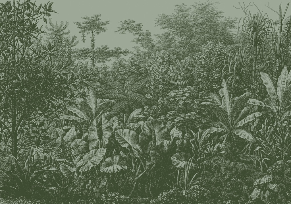 Bild von LOOKS by Wolfgang Joop Fototapete Rainforest, texturiert, (1 St), 350x270cm