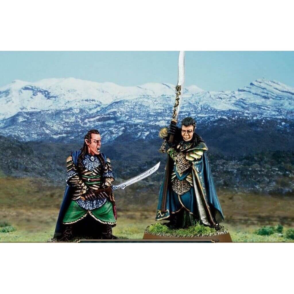 Bild von Herr der Ringe Elrond und Gil-Galad Games Workshop Middle Earth Hobbit Elben
