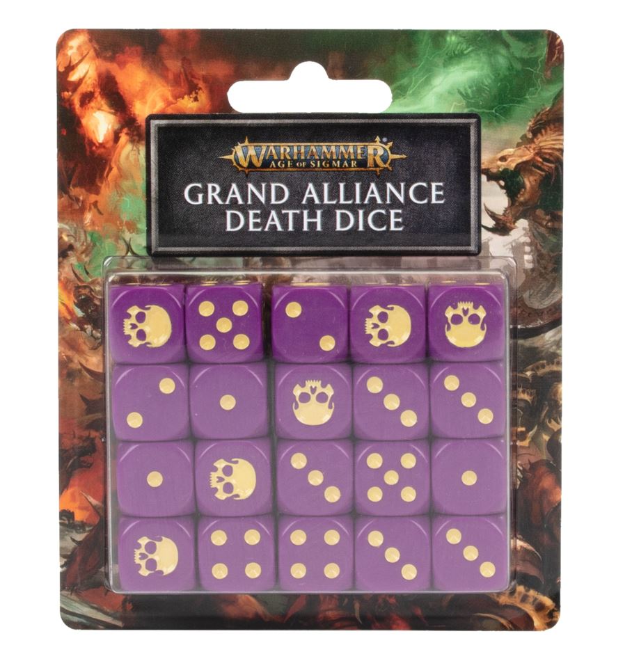 Bild von Grand Alliance Death Dice Set 20 Games Workshop Warhammer Würfel Dices AoS W6 D6