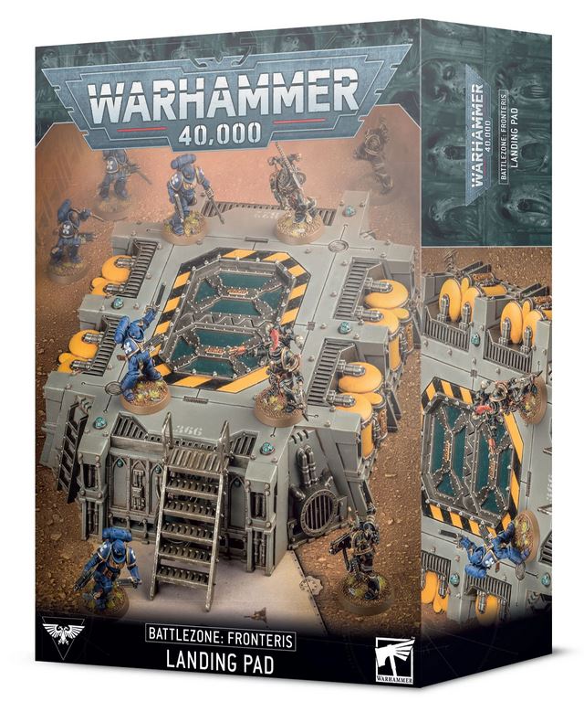 Bild von Warhammer 40.000 Battlezone Landing Pad Games Workshop Gelände 40k Terrain
