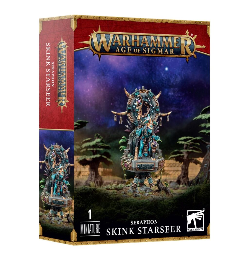 Bild von Seraphon Skink Starseer Games Workshop Warhammer Age of Sigmar Echsenmenschen