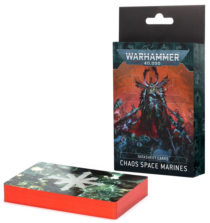 Bild von Datasheet Cards: Chaos Space Marines (ENG) (43-02)