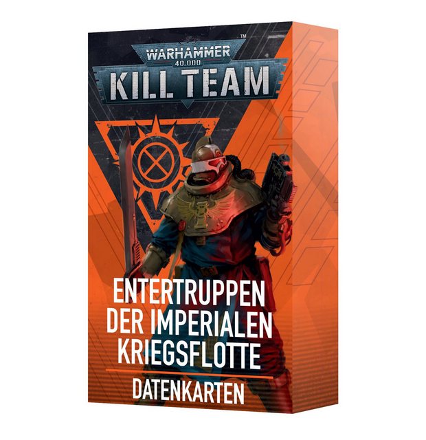 Bild von Games Workshop Spielfigur Warhammer 40.000 Kill Team Datenkarten Imperial Navy Breachers