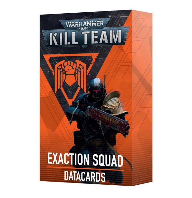 Bild von Games Workshop Spielfigur Warhammer 40.000 Kill Team Datacards Exaction Squad ENG
