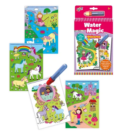 Bild von Jumbo Spiele Malvorlage GALT Water Magic Einhörner