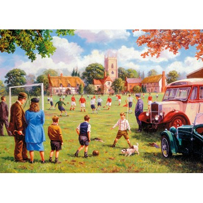Bild von Gibsons 2 Puzzles - View from the Sidelines 500 Teile Puzzle Gibsons-G5060
