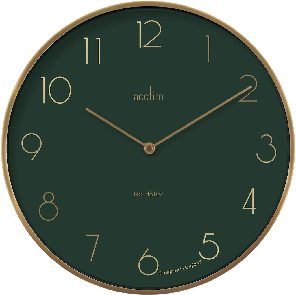 Bild von Wanduhr ACCTIM "Wanduhr Acctim", gold (goldfarben), B:35cm H:35cm T:4cm, Wanduhren