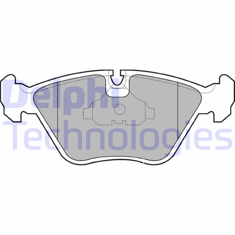 Bild von Delphi Bremsbel?ge vorne BMW 3er 5er 7er Z3 MG Mg