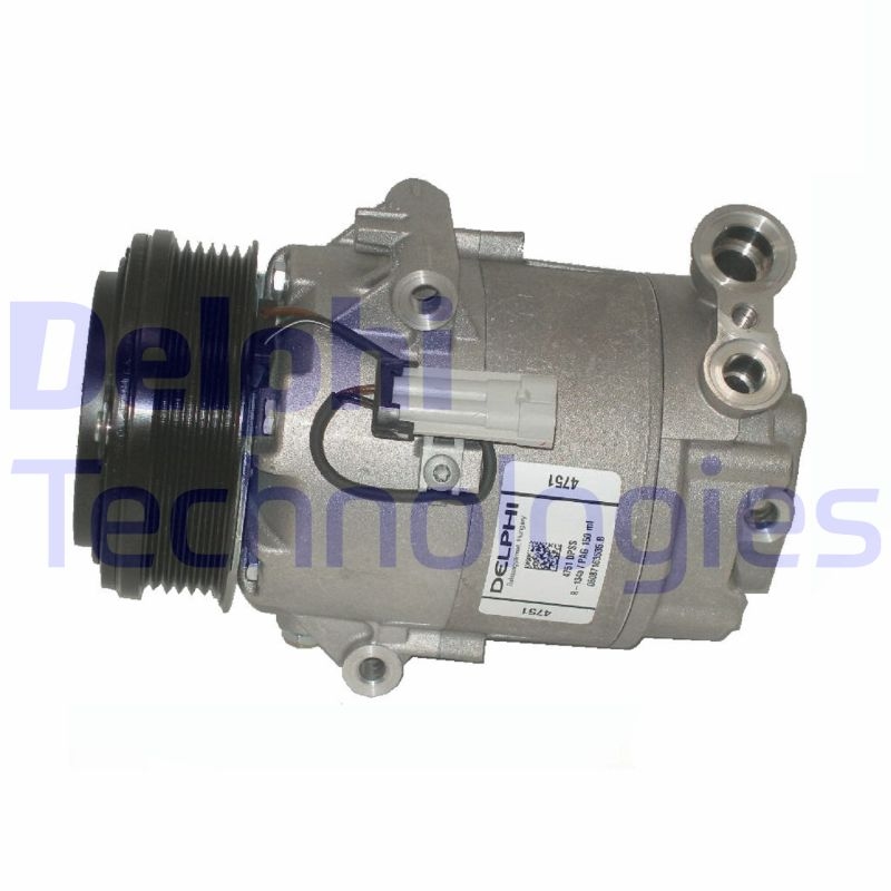 Bild von DELPHI TSP0155459 Kompressor Klimakompressor, Klimaanlage Kompressor, Kompressor, Klimaanlage 6CVC13 PAG 46 mit PAG-Kompressoröl OPEL: Zafira B