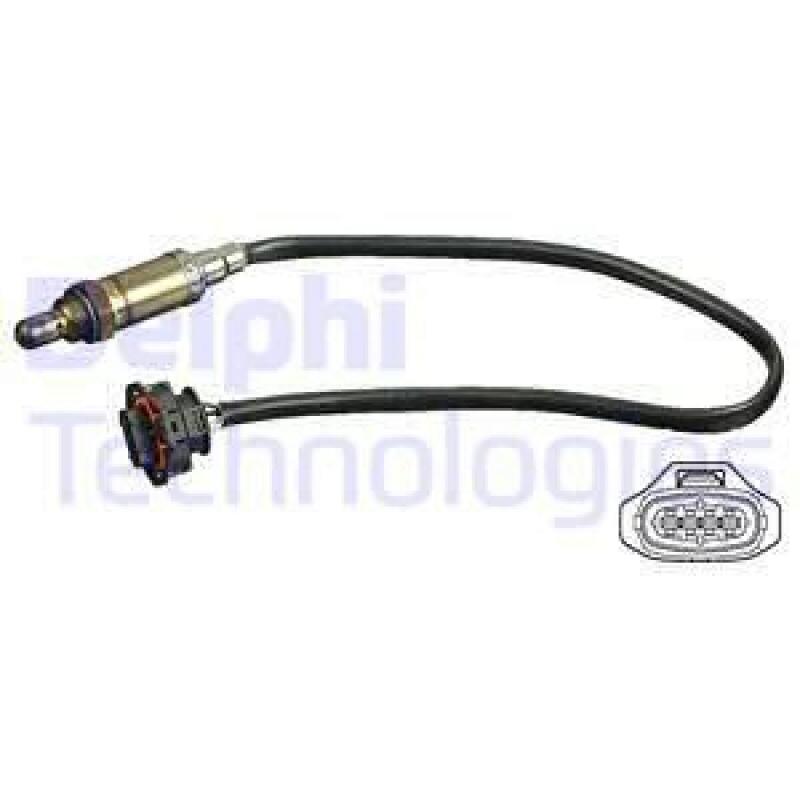 Bild von DELPHI ES11113-12B1 Lambdasonde Regelsonde, Lambda Sensor Fingersonde, beheizt OPEL: Vectra C Saloon