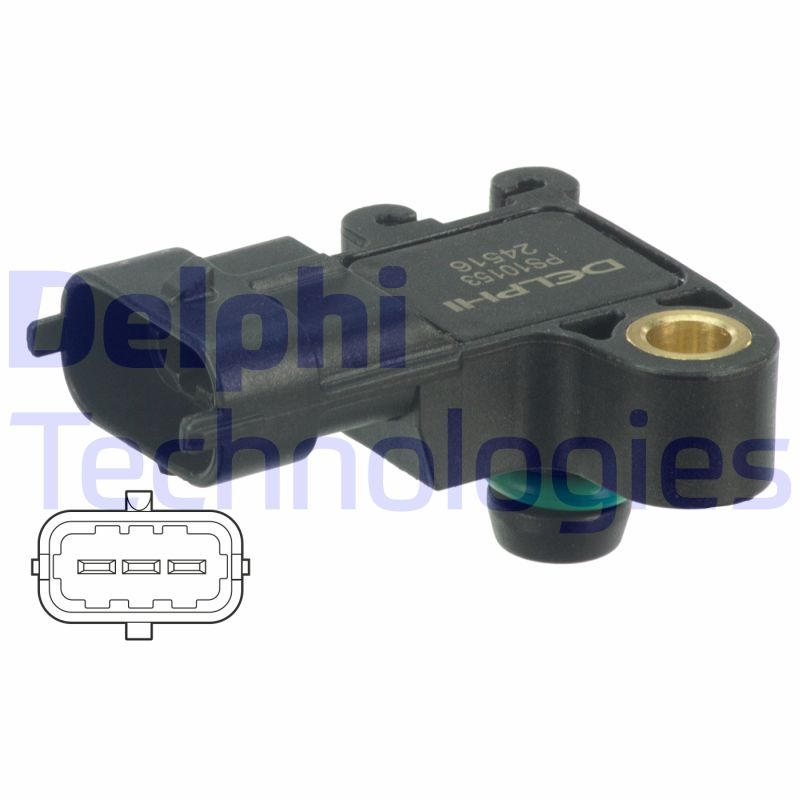 Bild von DELPHI PS10153 Sensor, Saugrohrdruck OPEL: Astra J Sports Tourer, Insignia A Hatchback, Mokka / Mokka X