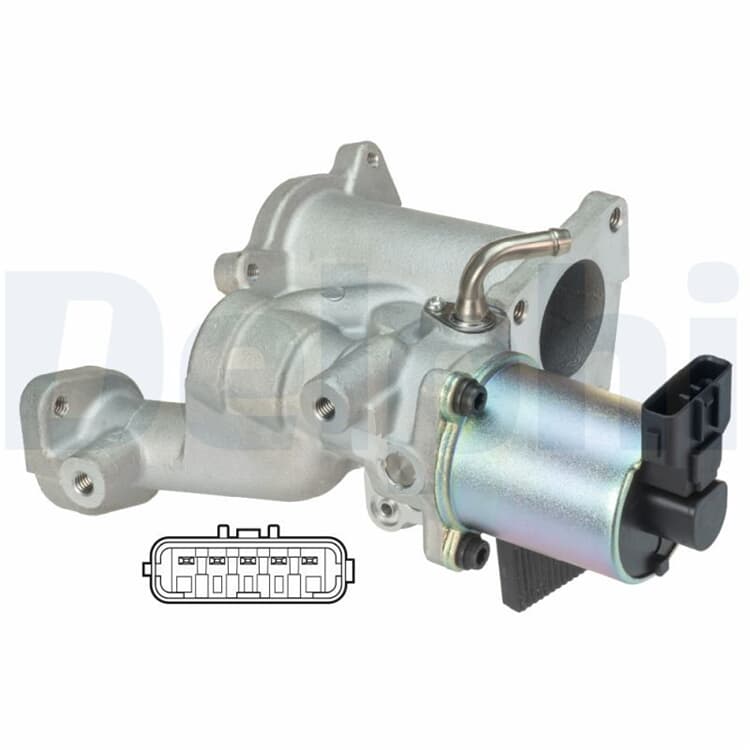 Bild von DELPHI EG10497-12B1 AGR-Ventil Abgasrückführungsventil, Abgasrückführung, Ventil für Abgasrückführung ohne AGR-Kühler OPEL: Meriva A, Astra G Caravan
