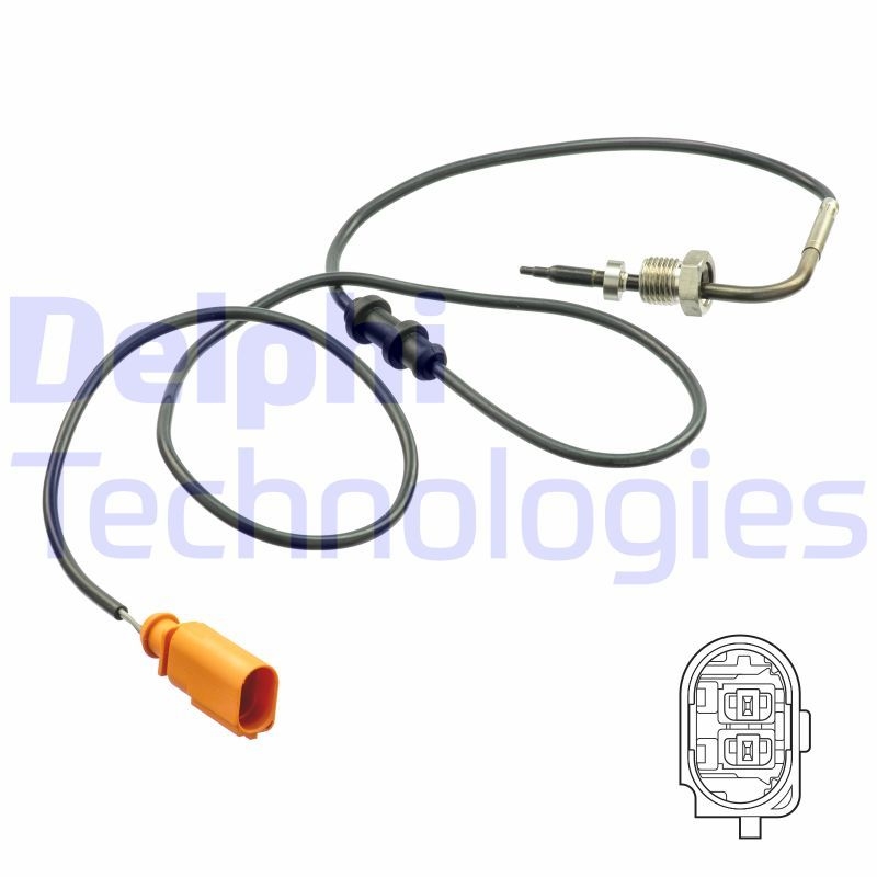 Bild von DELPHI TS30144 Sensor, Abgastemperatur VOLKSWAGEN: GOLF 6