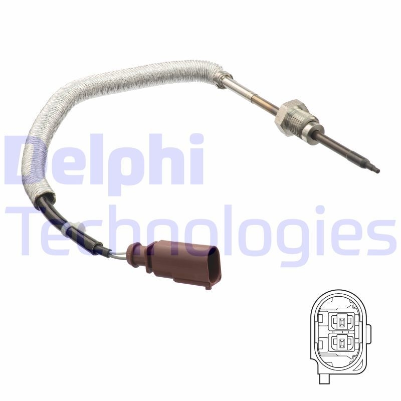 Bild von DELPHI TS30162 Sensor, Abgastemperatur AUDI: A6 C7 Avant, A6 C7 Saloon, A7 Sportback