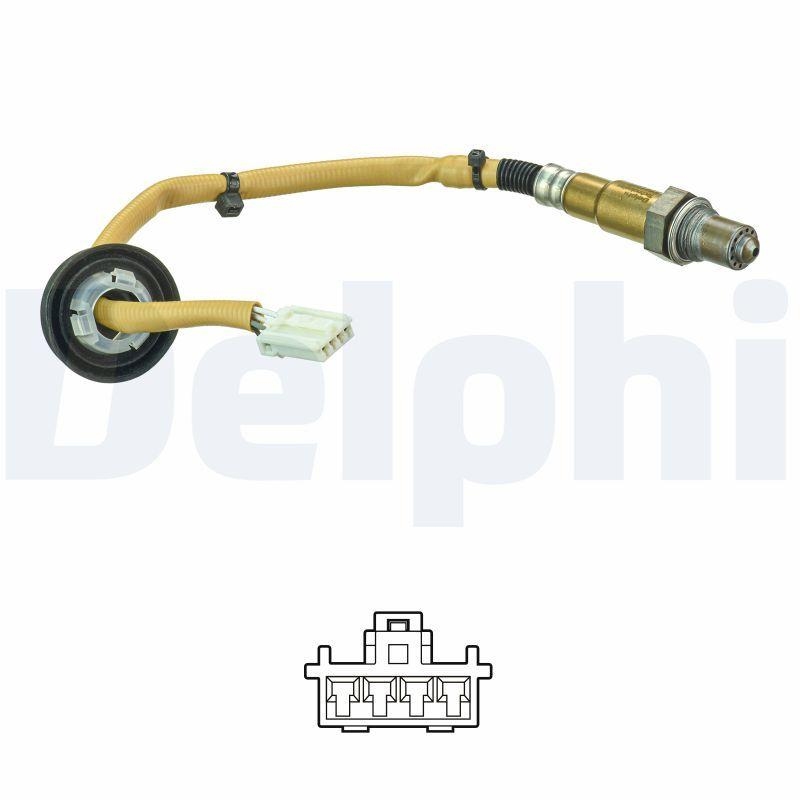 Bild von DELPHI ES21340-12B1 Lambdasonde Regelsonde, Lambda Sensor Planarsonde, beheizt MITSUBISHI: COLT 6