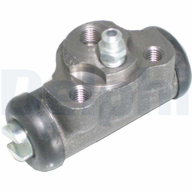 Bild von DELPHI LW60296 Bremszylinder Radbremszylinder 20,6 ohne integrierten Regler Gusseisen MITSUBISHI: PAJERO 1
