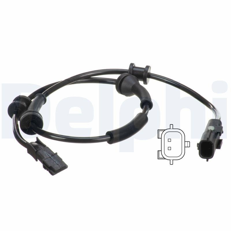 Bild von DELPHI SS20604 ABS Sensor Drehzahlsensor, Raddrehzahl Sensor, Drehzahlgeber aktiver Sensor 697