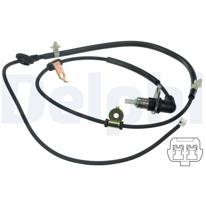 Bild von DELPHI SS20383 ABS Sensor Drehzahlsensor, Raddrehzahl Sensor, Drehzahlgeber aktiver Sensor 1473 SUZUKI: Liana Hatchback