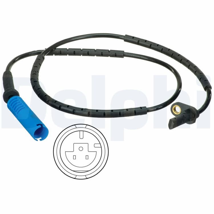 Bild von DELPHI SS20556 ABS Sensor Drehzahlsensor, Raddrehzahl Sensor, Drehzahlgeber aktiver Sensor 490 BMW: 3 Touring, 3 Coupe, 3 Saloon
