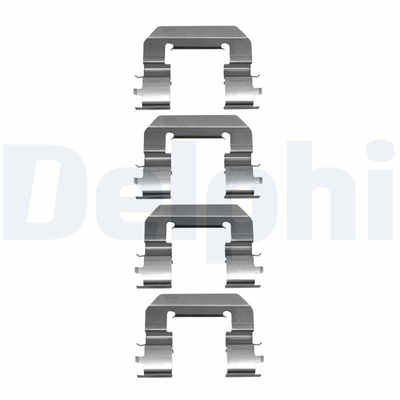 Bild von DELPHI LX0667 Zubehörsatz, Scheibenbremsbelag HYUNDAI: i30 II Hatchback, i30 II Estate, i30 II Coupe, KIA: cee‘d II Hatchback, cee‘d II Sportswagon