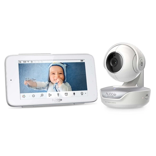 Bild von Hubble Connected Nursery Pal Deluxe Smart HD Babymonitor mit Touchscreen & portabler Kamera