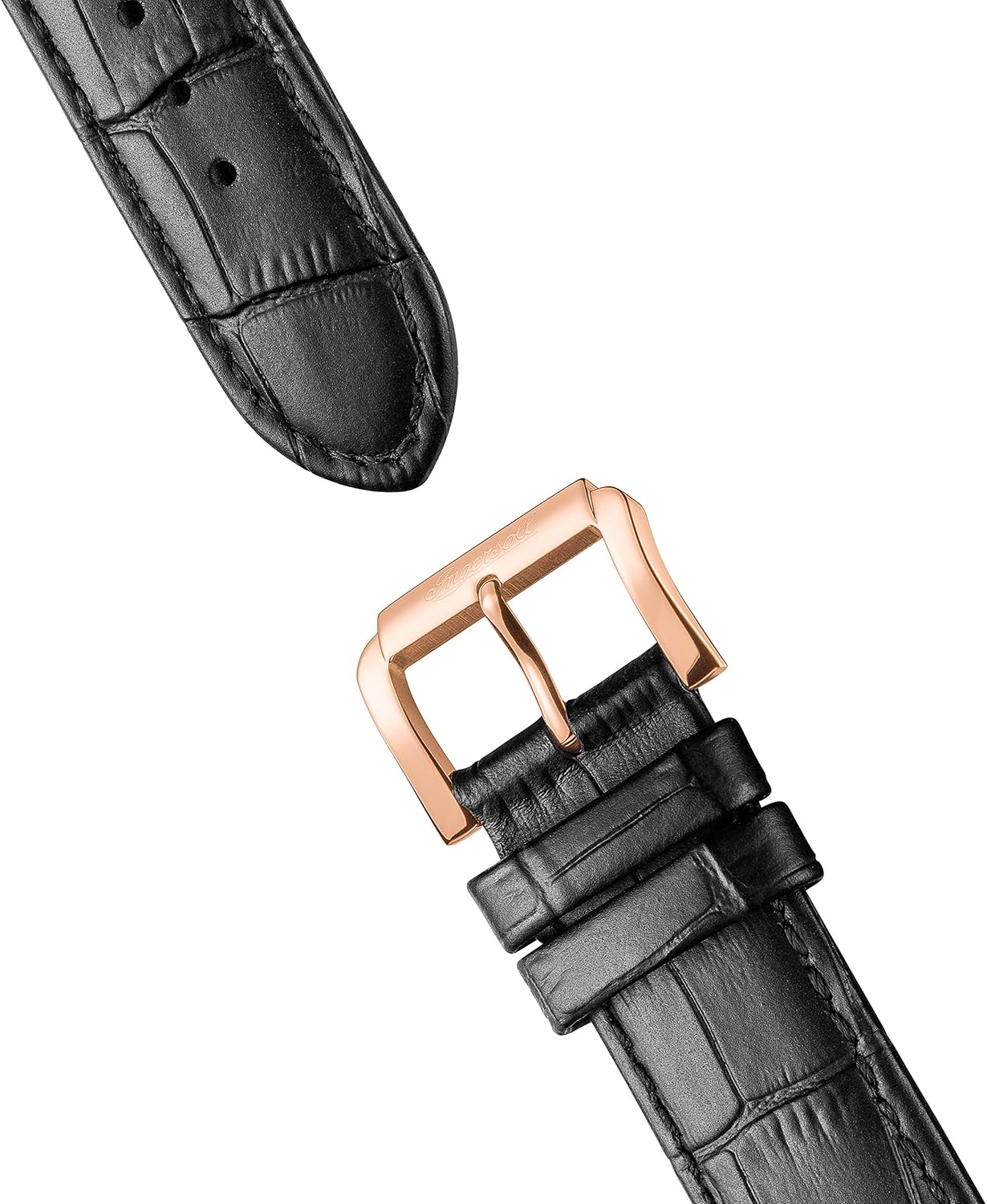 Bild von Ingersoll The Riff Mens Automatic Watch I07402 with a Silver Dial and a Black Genuine Leather Band