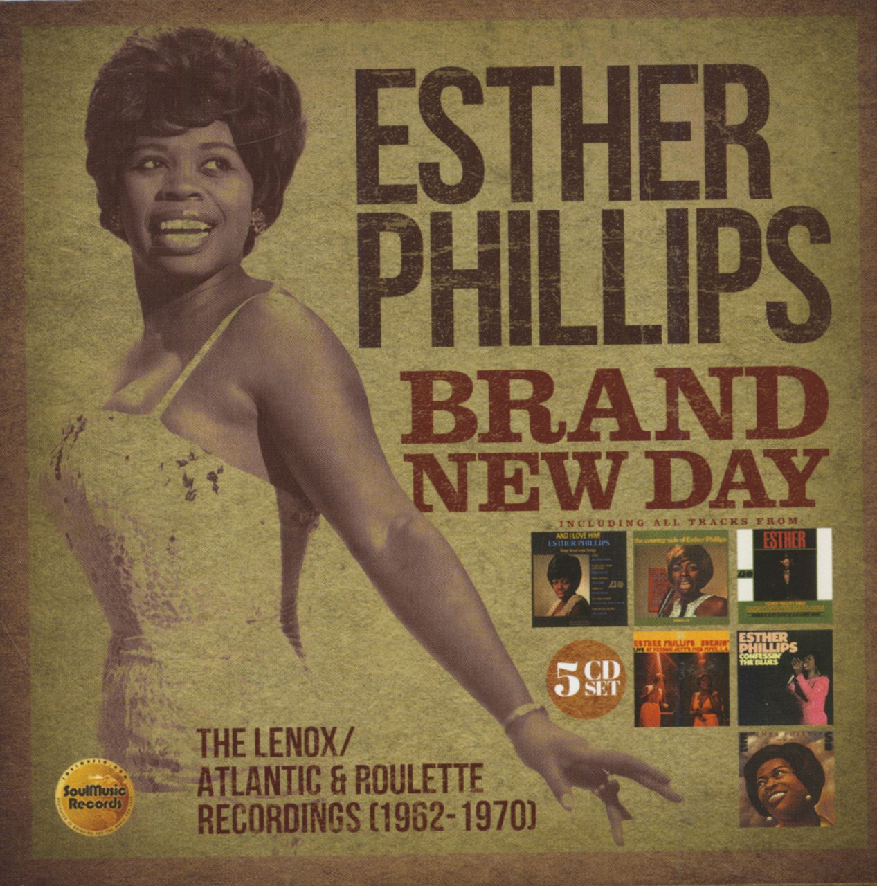 Bild von Esther Phillips - Brand New Day - The Lenox-Atlantic & Roulette Recordings 1962-1970 (5-CD)