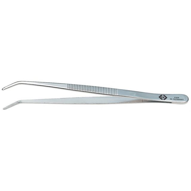 Bild von C.K Pinzette Radiopinzette 155 mm feine stumpfe Spitzen 2mm