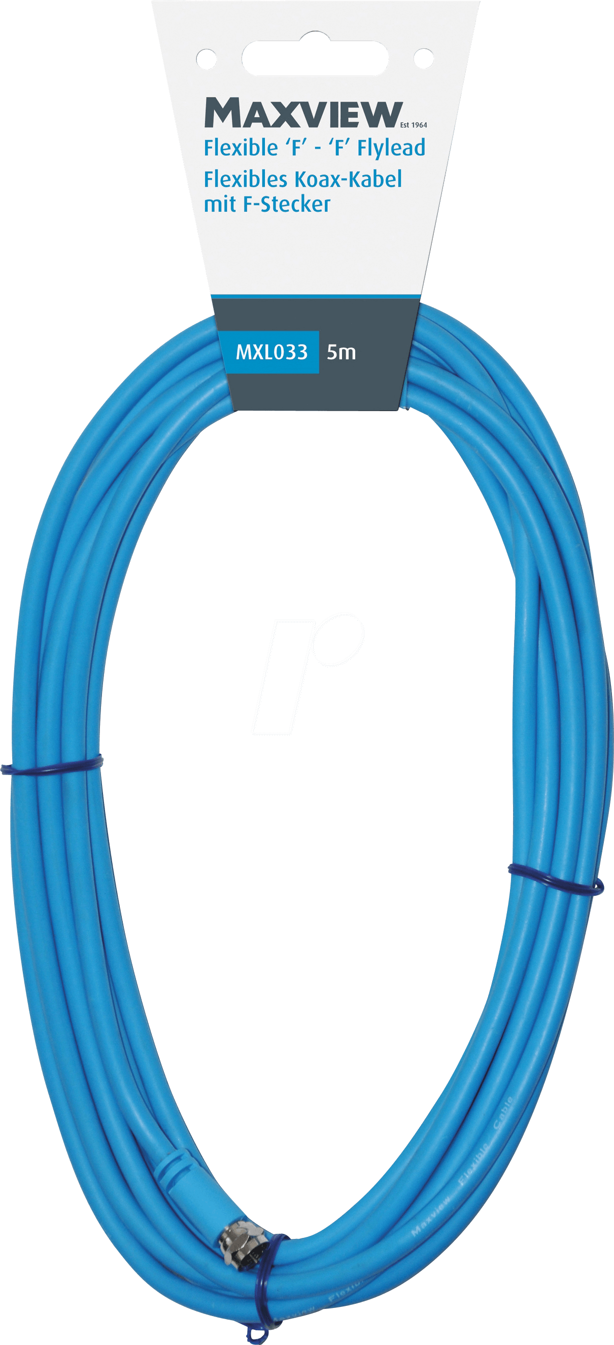Bild von MAXVIEW 4018 - Flexibles Koax-Kabel, F-Anschluss, 10,0 m