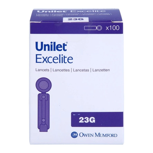 Bild von UNILET Excelite 23 G Lanzetten
