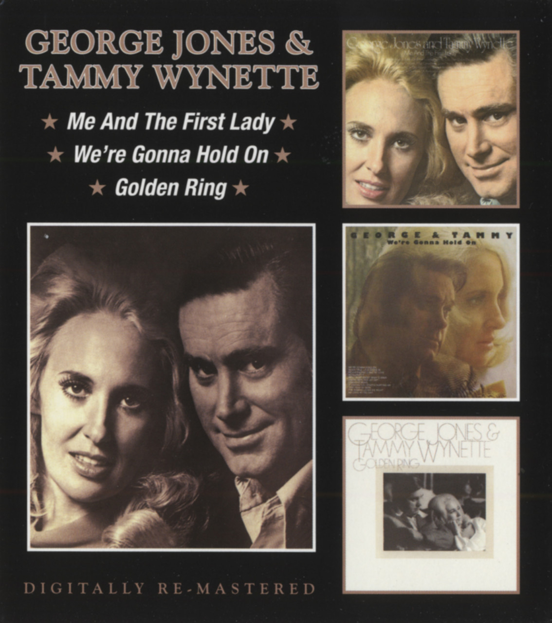 Bild von George Jones & Tammy Wynette - Me & The First Lady - We're Gonna Hold On - Golden Ring (2-CD)