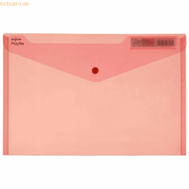 Bild von 5 x Snopake Dokumententasche Foolscap 35,5x24cm rot