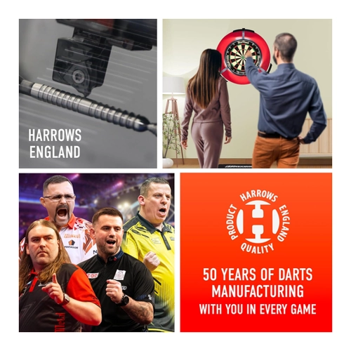 Bild von Harrows Dartscheibe HARROWS 4 PIECE DARTBOARD SURROUND