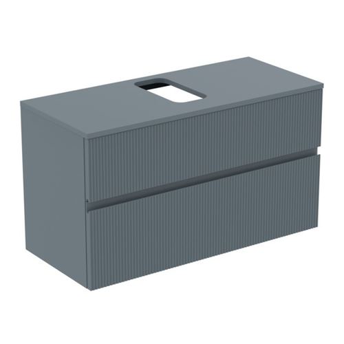 Bild von Ideal Standard Waschtischunterschrank Finesse in Aschblau matt