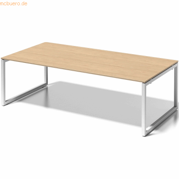 Bild von Bisley Konferenztisch Chefarbeitsplatz/Konferenztisch Cito BxTxH 240x120x74cm ahorn/verkehrs