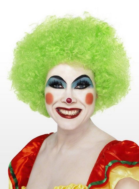 Bild von Smiffys Kostüm-Perücke Clown grün - Kostüm Perücke für Fasching Halloween, Grünes Clownskostüm Zubehör
