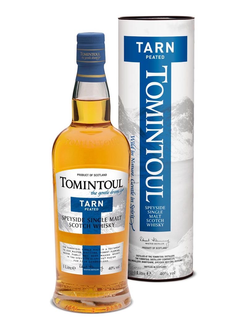 Bild von Tomintoul Tarn Peated Speyside Single Malt Scotch Whisky 40% 1L Geschenkverpackung