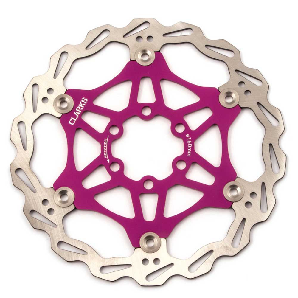 Bild von Clarks Cfr-06 Alu Brake Disc Lila,Silber 203 mm