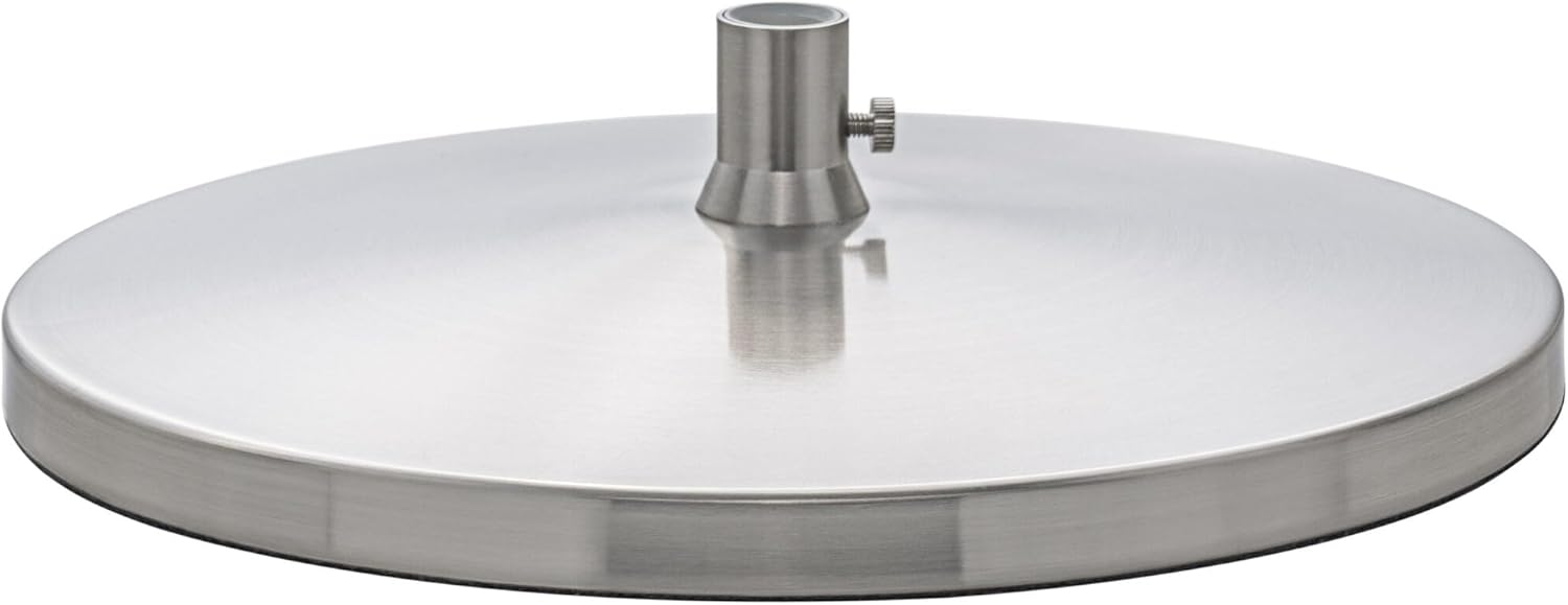 Bild von Die Daylight Company Slimline Tischbasis, gebürsteter Stahl