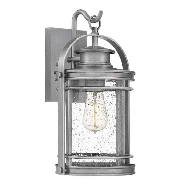 Bild von Elstead LIGHTING Außen-Wandleuchte, Außenlampe Wandleuchte Terrassenlampe Wandlampe Laterne Alu Glas H