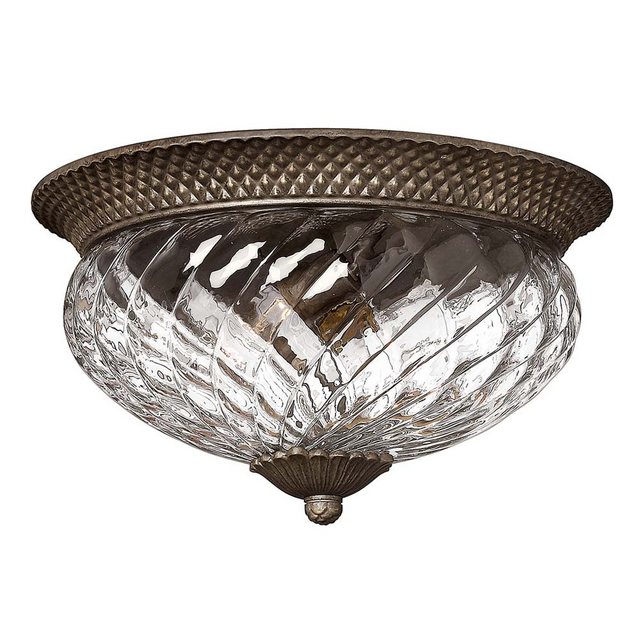 Bild von Elstead LIGHTING Deckenleuchte, Leuchtmittel nicht inklusive, Deckenleuchte Wohnzimmerleuchte Lampe Perlbronze D 40,6 cm 3 Flammig
