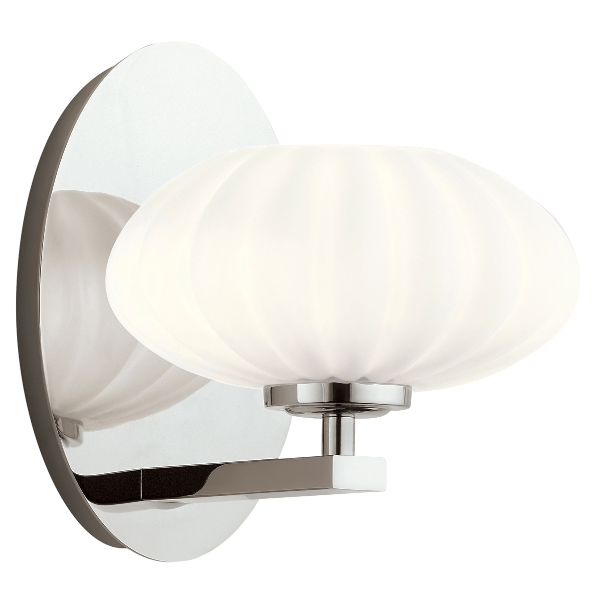 Bild von Elstead Lighting, Wandleuchte + Deckenleuchte, Pim LED Wandleuchte G9 Poliertes Chrom Satinierter, ummantelter Opal IP44 (300 lm, G9)