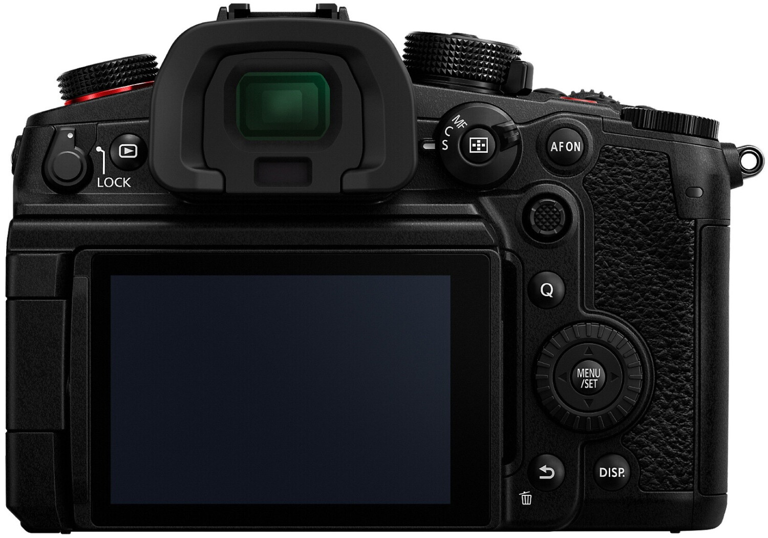 Bild von Panasonic LUMIX DC-GH6 Hybridkamera (25 MP, Dual I.S, OLED-Sucher, Kälte-/Staub-/Spritzwasserschutz) schwarz