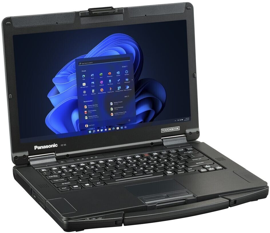 Bild von Panasonic Toughbook 55 - Robust - Intel Core i5 1345U - Win 11 Pro - UHD Graphics - 16GB RAM - 512GB SSD NVMe, TCG Opal Encryption - 35,6 cm (14) 1366 x 768 (HD) - Wi-Fi 6E, Bluetooth (FZ-55G6601BG)