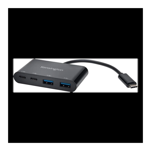Bild von Kensington CH1000 USB-C 4-Port Hub Je 2 USB-A- und USB-C-Anschlüsse, USB 3.1 Gen 1-Technologie