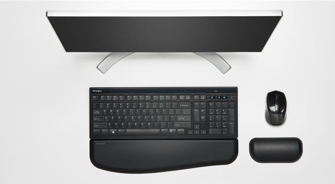 Bild von Kensington Advance Fit Tastatur RF Wireless QWERTY Englisch (Eng. Int., Kabelgebunden, Kabellos), Tastatur, Schwarz