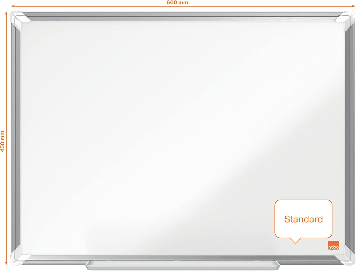 Bild von Nobo Premium Plus Breitbild-Emaille-Magnettafel - 1550 x 870mm, Aluminium-Rahmen, EU Ecolabel zertifiziert, 1915368