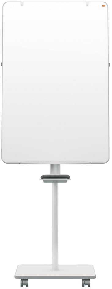 Bild von Nobo Move & Meet Magnetische Flipchart-Tafel, 680 x 1040 mm, Mobile Whiteboard-Tafel mit Ständer, Trocken abwischbare, beschreibbare Oberfläche, Höhenverstellbar, 1915644