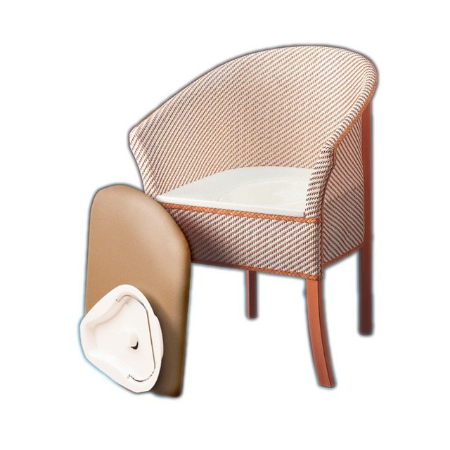 Bild von homecraft Toiletten-Stuhl Russka Korb-Toilettenstuhl